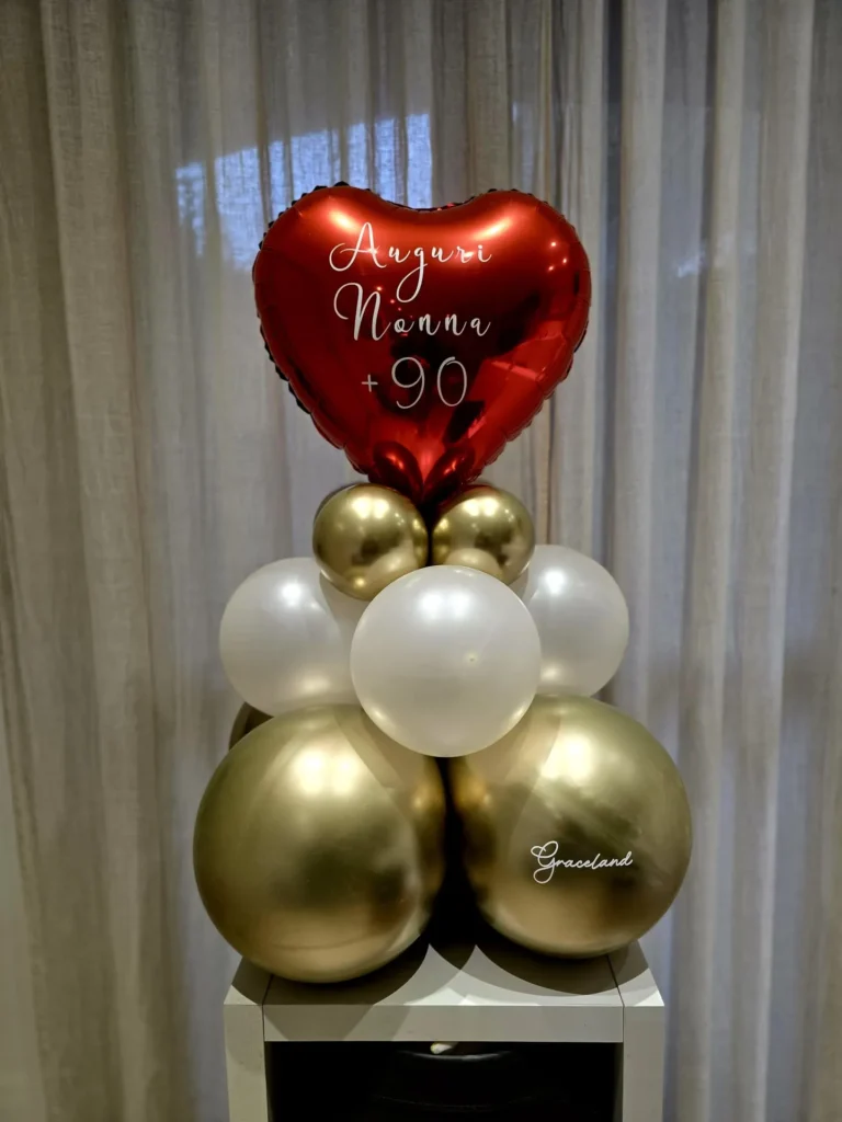 Composizione per gli auguri dei 90 anni della nonna