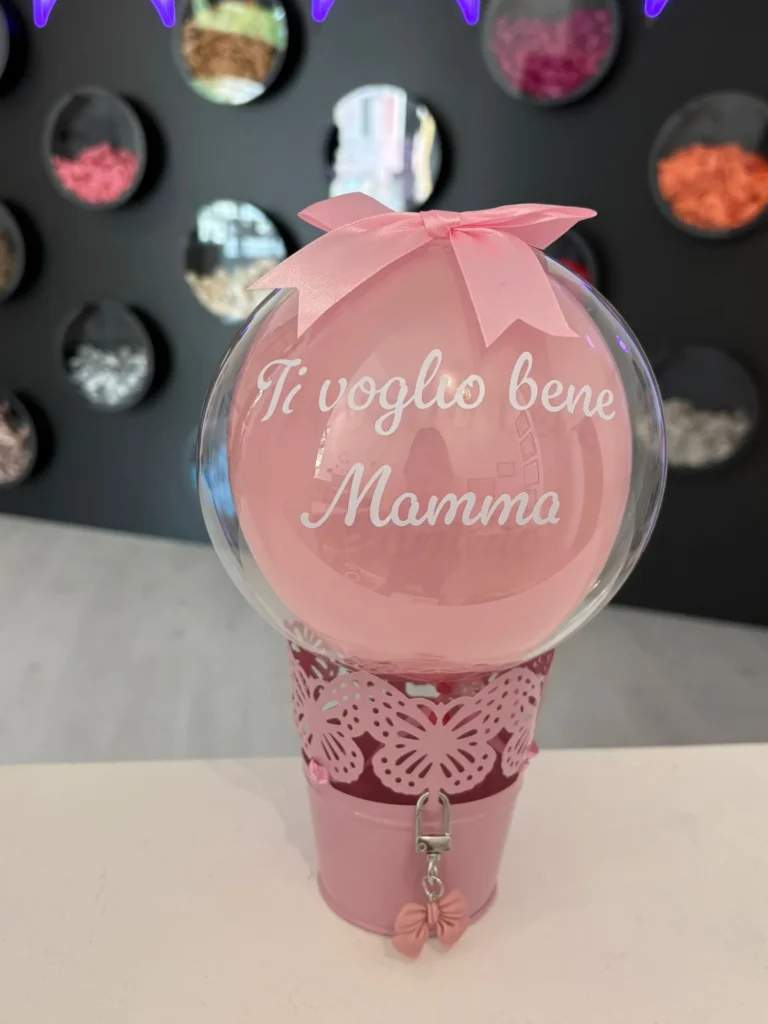 Bubble balloon Ti voglio bene Mamma