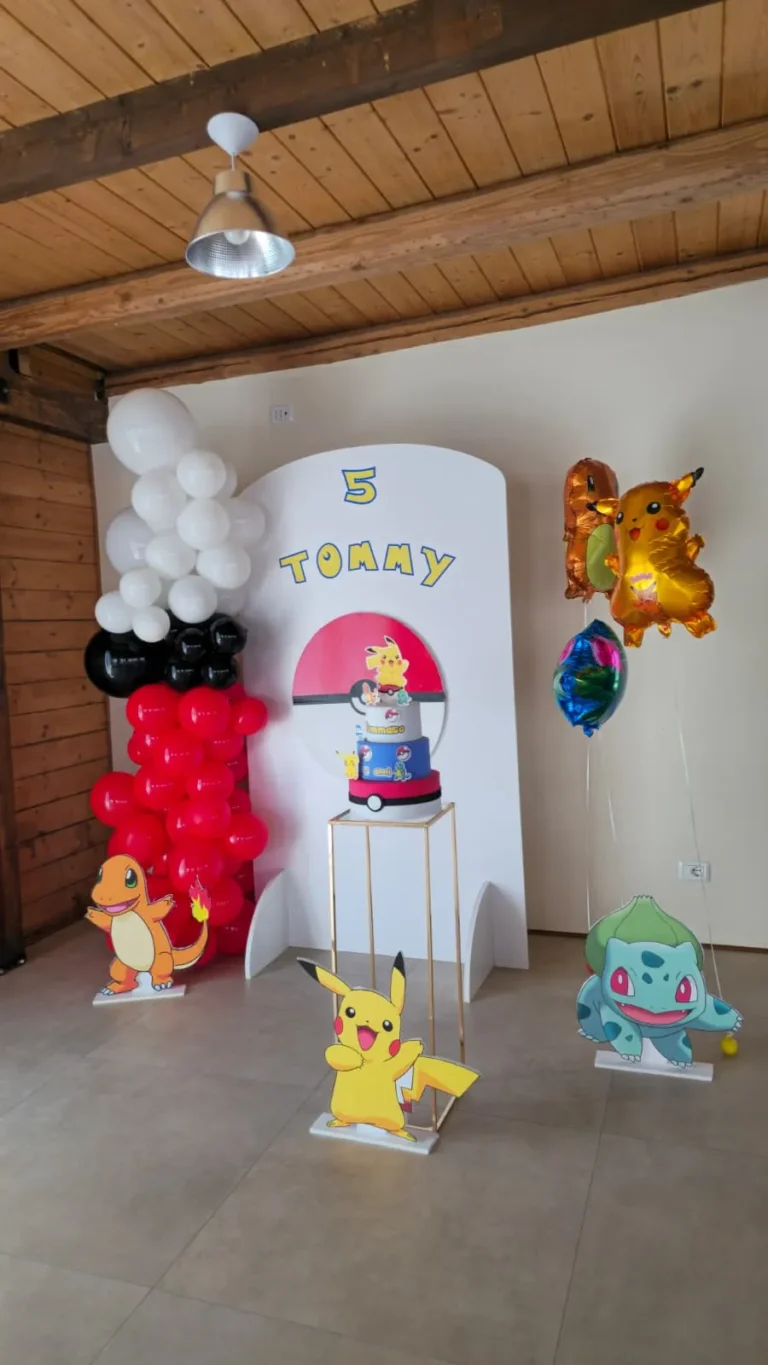 Allestimento compleanno a tema Pokémon