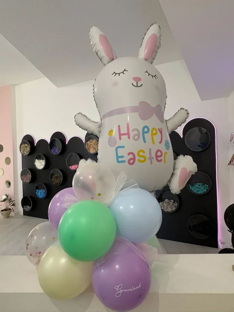 Composizione di Pasqua con coniglietto